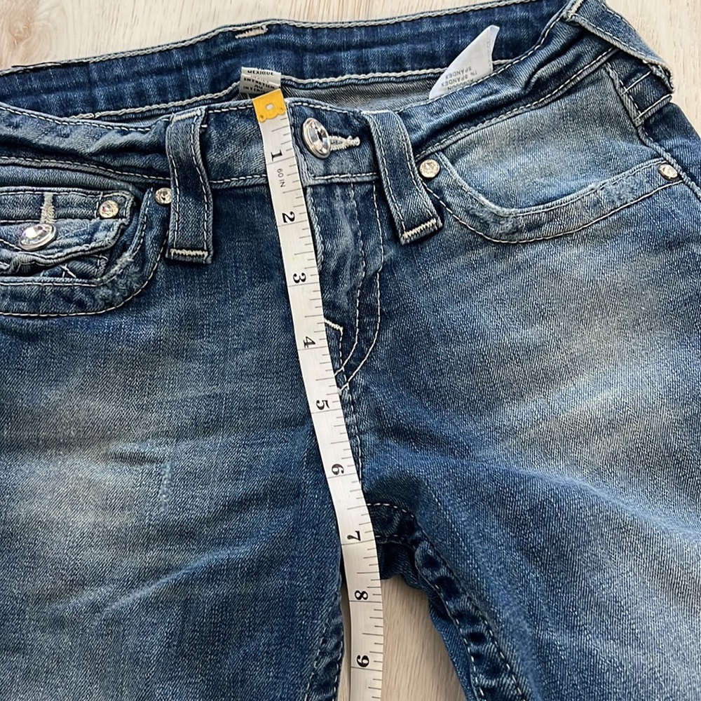True Religion Embellished Jeans Capri 24 - Picture 5 of 7